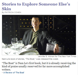 New York Times profile, Patricia Cohen, 14 May 2008